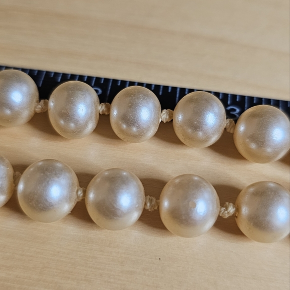 Vintage Sterling silver champagne glass pearls - Picture 6 of 7